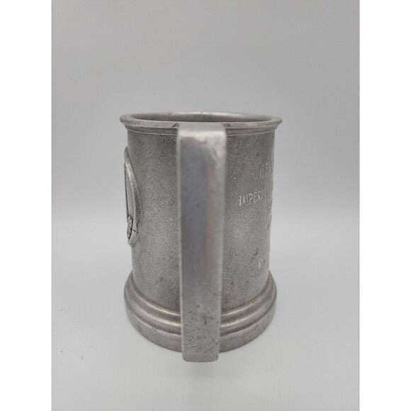 Vintage Wilton RWP The Koran Club Al Koran Pewter Mug Tankard Stein Engraved - Picture 2 of 12